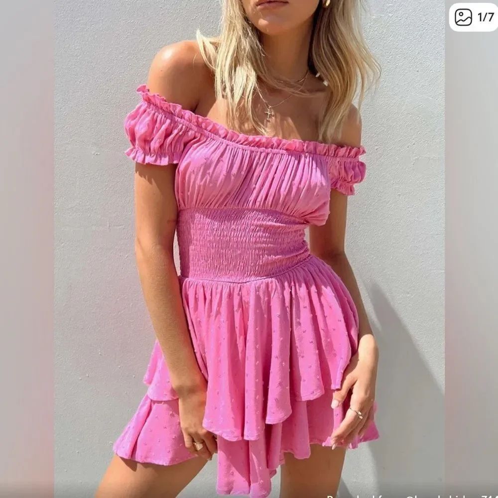 Princess Polly Love Galore Romper Pink